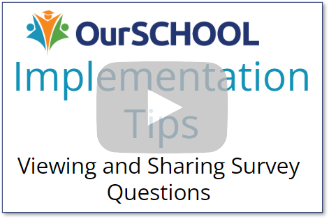 Viewing and Sharing Survey Questions